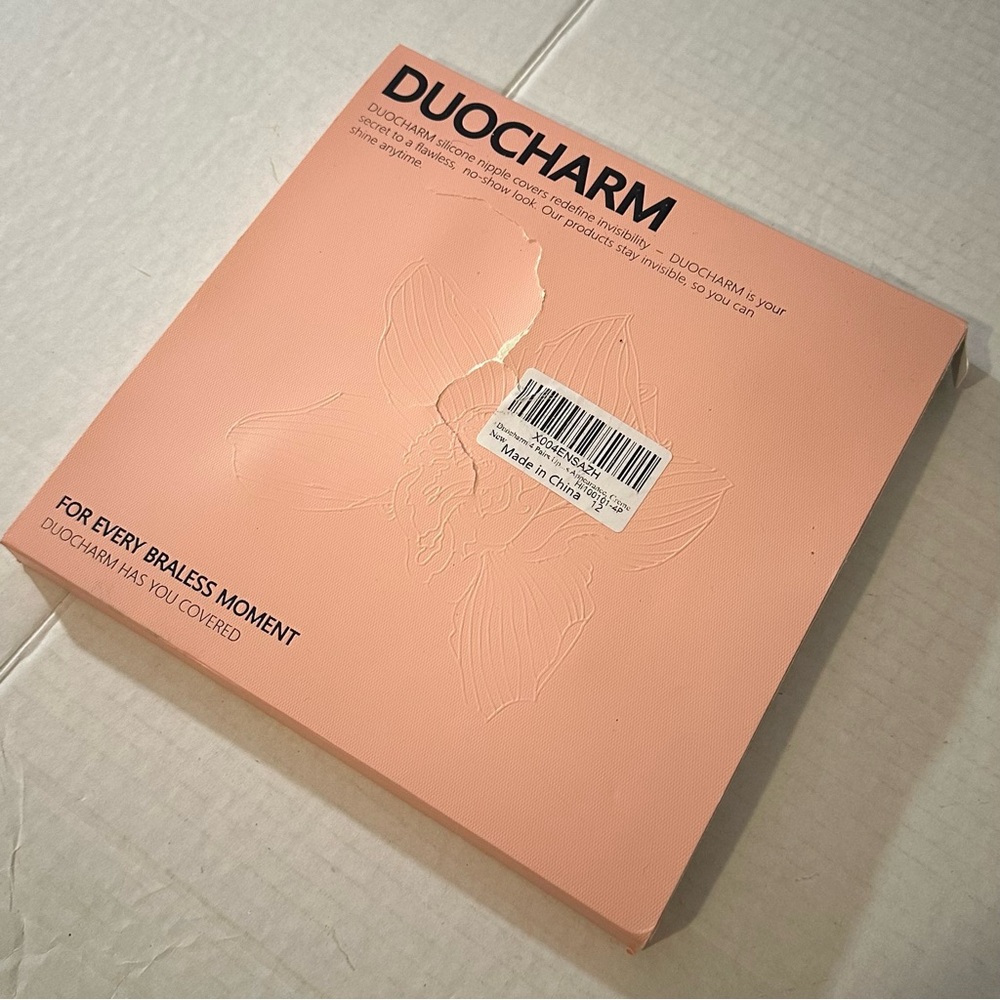 Duocharm Set of 4 Reusable Silicone Creme Nipple Covers